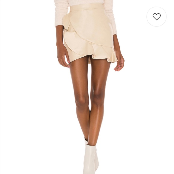 NWT Majorelle Poseidon Mini Skirt in Bone White